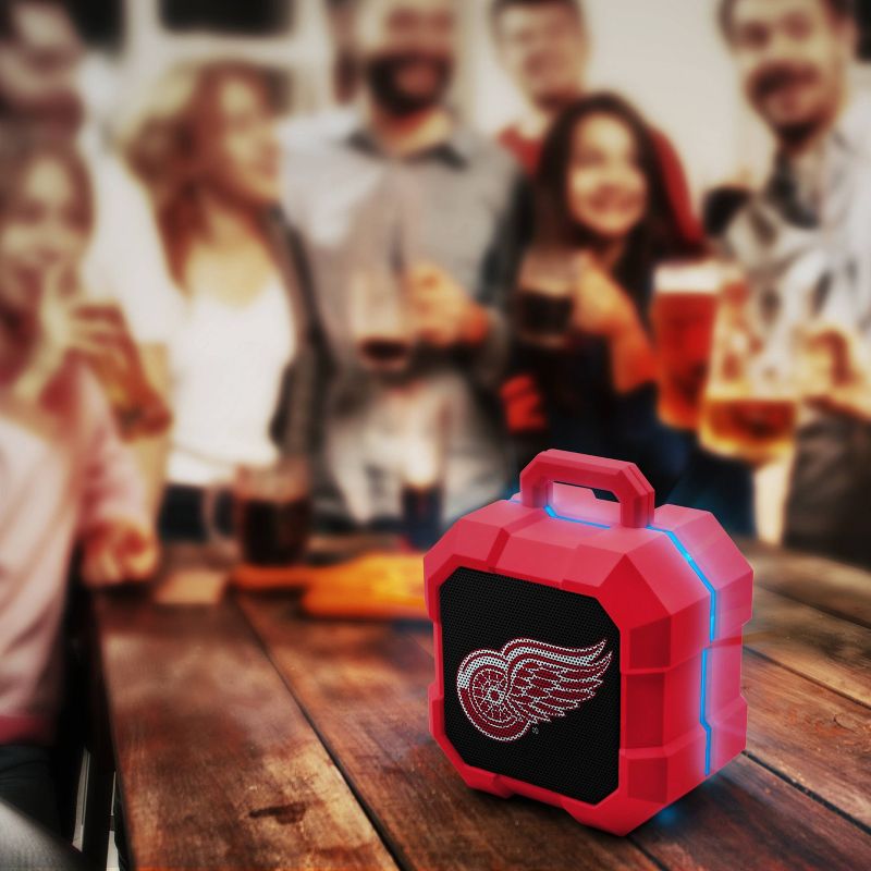 NHL Detroit Red Wings LED Shock Box Speaker, 3 of 4