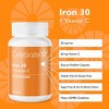 Iron 30 mg + Vitamin C Capsules - 2 of 4