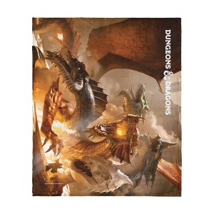 Hasbro Dungeons & Dragons Silk Touch Throw Blanket 50x60 Inches - 1 of 4