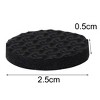 Unique Bargains Felt Table Chair Leg Cover Furniture Protection Pads Black 1" Diameter 18 Pcs - 2 of 4
