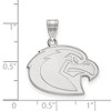 Black Bow Jewelry 10k White Gold Marquette Golden Eagles NCAA Large Pendant - 2 of 3
