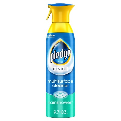 Pledge Multisurface Cleaner Rainshower Aerosol - 9.7oz