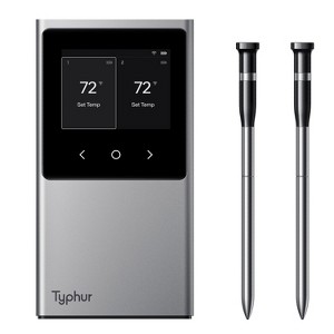 Typhur® Sync Dual 2-Probe Wireless Meat Thermometer in Gray - 1 of 4