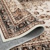 9x12 Natural Floral Boho Rug, Washable Low-Pile Carpet, Non-Slip Soft Area Rug for Living Room, Bedroom, Kitchen - 4 of 4