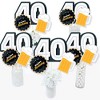 Big Dot of Happiness Cheers and Beers to 40 Years - 40th Birthday Party Centerpiece Sticks - Table Toppers - Set of 15 - 2 of 4