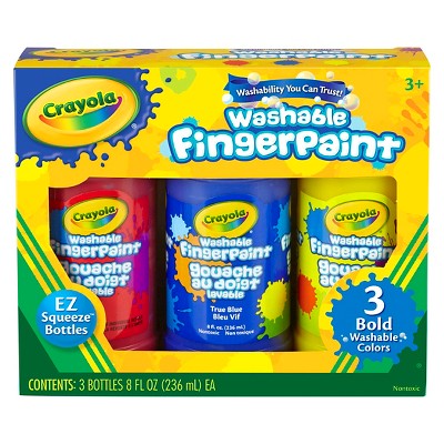 Crayola 10ct 2oz Washable Kids Paint Classic Colors