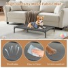 Munora Ventilated Pet House - Indoor/Outdoor Dog House with Waterproof Canopy, Elevated Design & Mesh Mat (Black & Grey, S/M Sizes) - 4 of 4