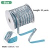 Unique Bargains Metallic Velvet Ribbons for Crafts Gift Wrapping 3/8 Inch x 50 Yards 1 Pc - 3 of 4