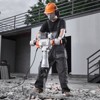 VEVOR Demolition Jack Hammer, 2100W Electric Jackhammer Heavy Duty, 1650 BPM Industrial-Grade Jack Hammer Concrete Breaker, Silver - 2 of 4