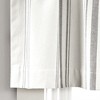 Lush Décor Farmhouse Stripe Yarn Dyed Recycled Cotton Valance Gray Single 52x18+2 - 4 of 4