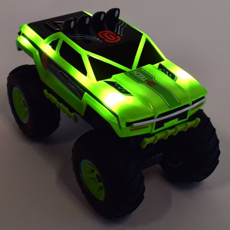 Maxx Action Glow Racers Hyper Climb Motorized Monster Truck Toy Vehicle, 3 of 9