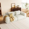 Modular Sofa With Oversized Sleeper Conversion, Cloud Velvet Couch Set With Deep Seats And Wide Armrests For Living Room-Maison Boucle - 2 of 4