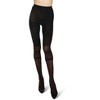 Memoi Women's Modal Chunky Chevron Sweater Tights - 2 of 4