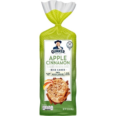 Quaker Large Rice Cake Apple Cinn - 6.53oz