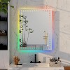 Acekool 32 x 24 Inch Bathroom Mirror with RGB Backlighting, White Front Light, Anti-Fog, Memory Function, Wall Mounted - 2 of 2