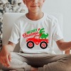 The Juniper Shop Christmas Dino Truck Toddler Short Sleeve Tee - 2 of 3