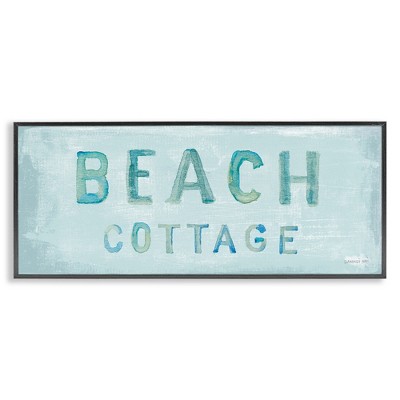Stupell Industries Rustic Beach Cottage Watercolor, 30" x 13"
