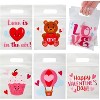 Joyfy 36/48 Pcs Valentine’s Day Gift Bag with Handles, Candy Bags for Kids Party Favor, Classroom Exchange Gift Bags - 3 of 4