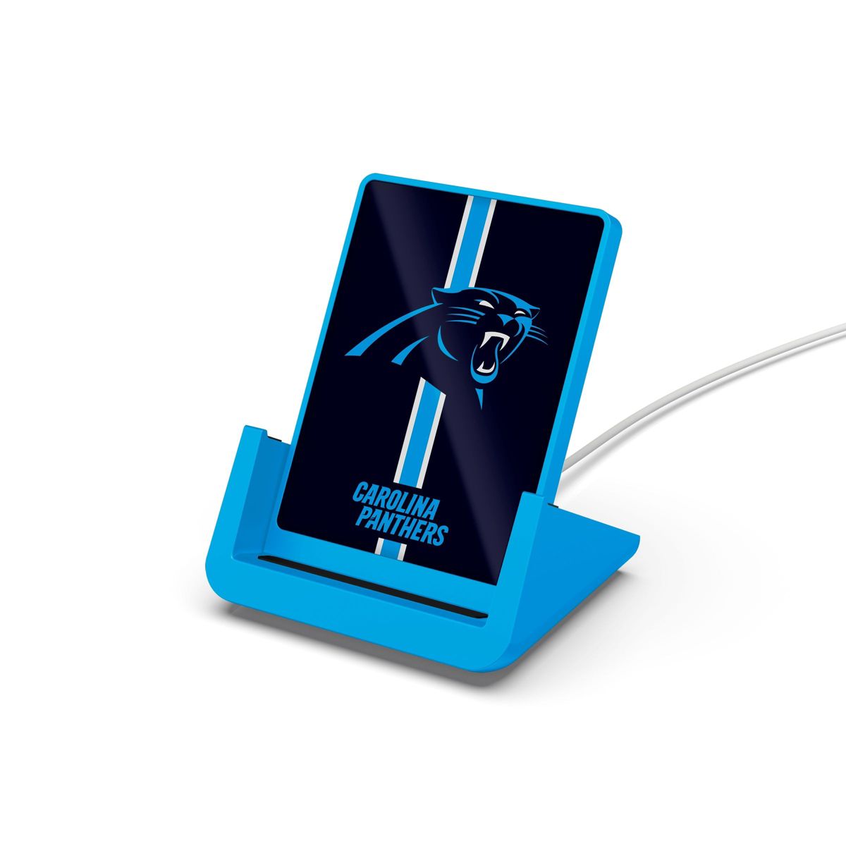 SOAR NFL Cell Phone Wireless Charging Stand- Carolina Panthers