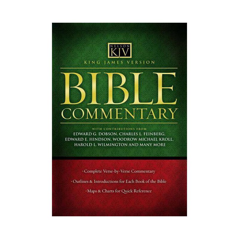 King James Version Bible Commentary - by  Thomas Nelson (Hardcover), 1 of 2