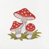 Linum Home Textiles SPRING MUSHROOMS - Embroidered Luxury 100% Turkish Cotton Hand Towels (Set of 2) - 3 of 3