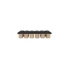 Meridian Furniture,Pavilion Black Boucle Fabric Bench - 2 of 4