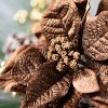 Artificial Brown Poinsettia Stem Multicolor 32"H - 2 of 2