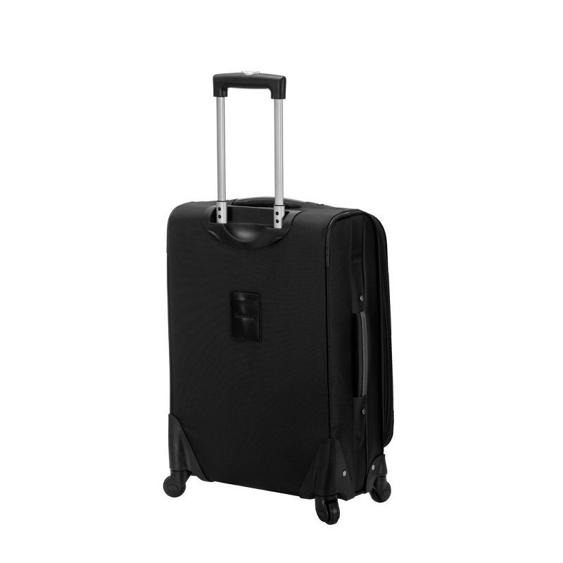 Rockland Impact 4pc Softside Carry On Spinner Luggage Set - Black, 4 of 6
