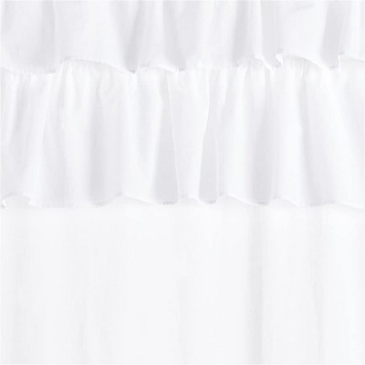 Cotton Oversized Ruffle Curtain Panel(Only 1 Pc Panel)