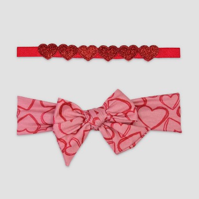 Carter's Just One You® Baby 2pk Heart Headwrap - 0-12M