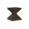 Signature Design by Ashley Hannodream Contemporary End Table - Warm Brown Glazed Oak Finish - 4 of 4