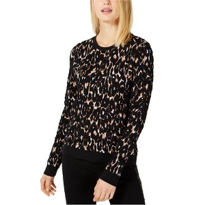 I.N.C International Concepts Womens Textured Pullover Sweater, Black, X-Small - 1 of 1