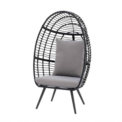 Sunsitt Steel Wicker Outdoor/Indoor Egg Chair