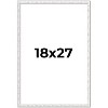 PosterPalooza | Textured White Picture Frame - UV Acrylic, Foam Board Backing, Hanging Hardware - 2 of 4