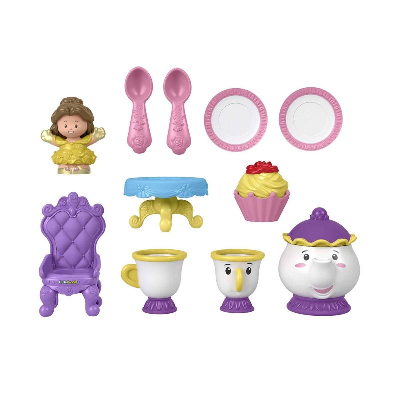 Fisher-Price Little People Disney Princess Time for Tea with Belle, 5 of 7