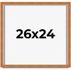 PosterPalooza | Photo Size Classic Brown Picture Frame - UV Acrylic, Foam Board Backing, Hanging Hardware - 2 of 4