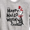 Boys' - Dr. Seuss - Cat in the Hat Happy Halloween Skeleton Cat Graphic Long Sleeve Fleece Sweatshirt - 2 of 4