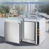 Velivi 24 Inch Outdoor Beverage Refrigerator Cooler,Stainless Steel Wide Refrigerator for 210 Cans - 4 of 4