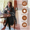Catalonia Oversized Hoodie Sweatshirt Cape, Casual Hoodie Cape, Batwing Coat Pullover Blanket | Fluffy Fleece, Comfortable, Roomy | for Adults - 2 of 4