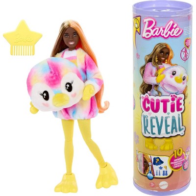 Barbie Cutie Reveal Penguin Doll & Accessories, Color Dream Series with 10 Surprises