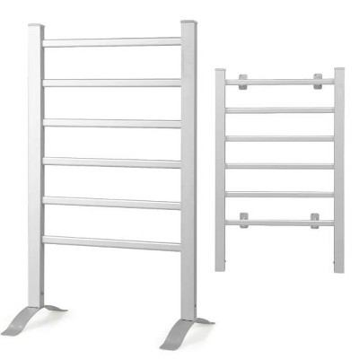 MaseiKar Electric Heated Towel Rack，Stainless Steel Wall Mounted Towel Warmer for Bathroom,No wiring or plumbing is needed.