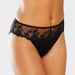 Women's Floral Lace Hipster Panty - LASCANA - 1 of 4