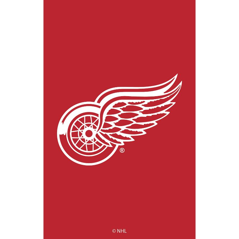 Evergreen Detroit Red Wings House Applique Flag- 28 x 44 Inches Indoor Outdoor Sports Decor, 1 of 8