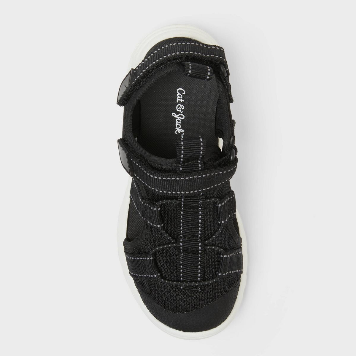 Kids' Ozias Casual Sandals - Cat & Jack™ Black - thumbnail 3
