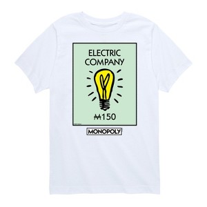Boys' - Monopoly - Electric Company Short Sleeve Graphic T-Shirt - 1 of 4