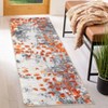 Washable Rug Modern Abstract Non Slip Rug Foldable Stain Resistant Low Pile Watercolor Design Indoor Carpet for Bedroom Living Room Nursery - 3 of 4
