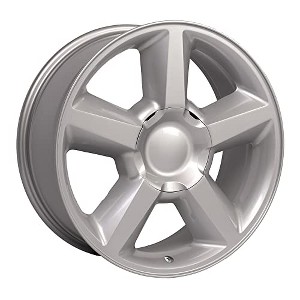 OE Wheels LLC CV83-20085-6550-31S Silver Wheel Painted (20 x 8.5 inches /6 x 139 mm, 31 mm Offset) - 1 of 4