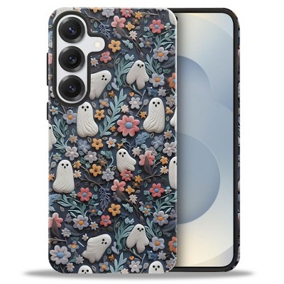 BONGEEK Case Compatible with Samsung Galaxy S25 Plus,Scratch Resistant Hybrid 2-Layer Hard Shell Bright Phone Case, Floral
