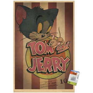 Trends International Tom And Jerry - Stripes Unframed Wall Poster Prints - 1 of 4