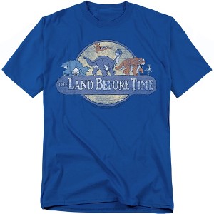 Land Before Time Retro Logo Adult T-Shirt - 1 of 4